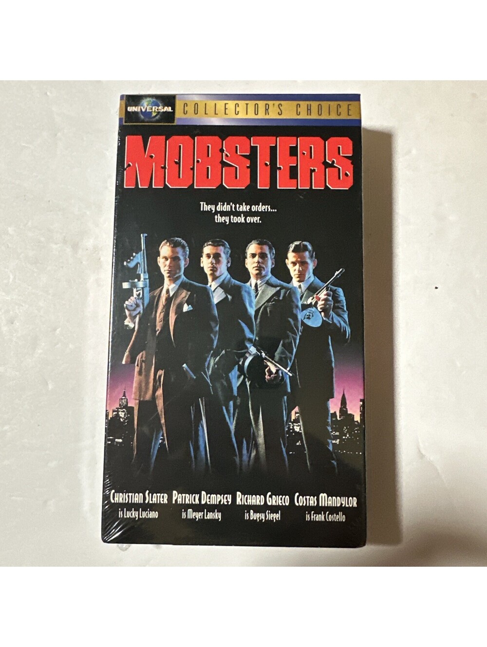 Mobsters VHS 1999 Film Brand New Sealed Movie Collector’s Choice Patrick Dempsey